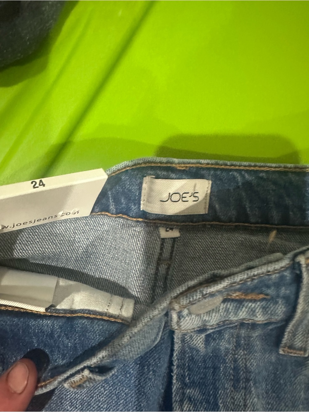 Joe's Jeans Women's Light Blue Straight Leg Jeans - Picture 2 of 4